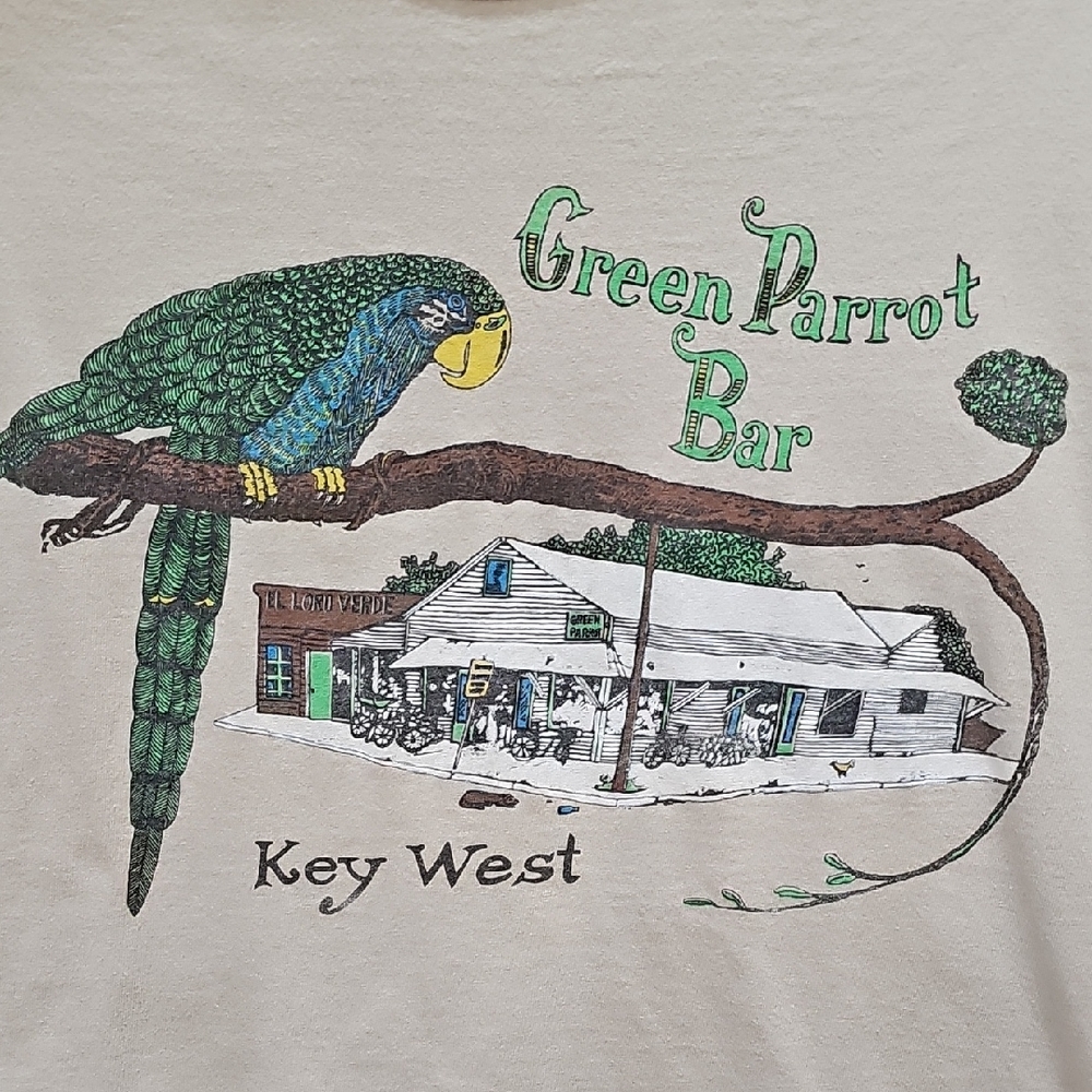 Green Parrot Bar Key West T-shirt
